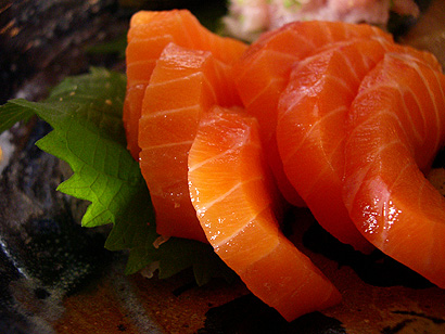 atlantic salmon sashimi
